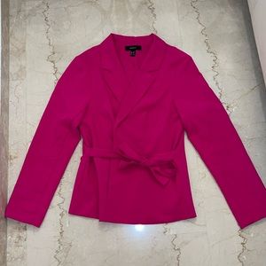 NEW Forever 21 Pink Blazer with waist adjustable knot bow